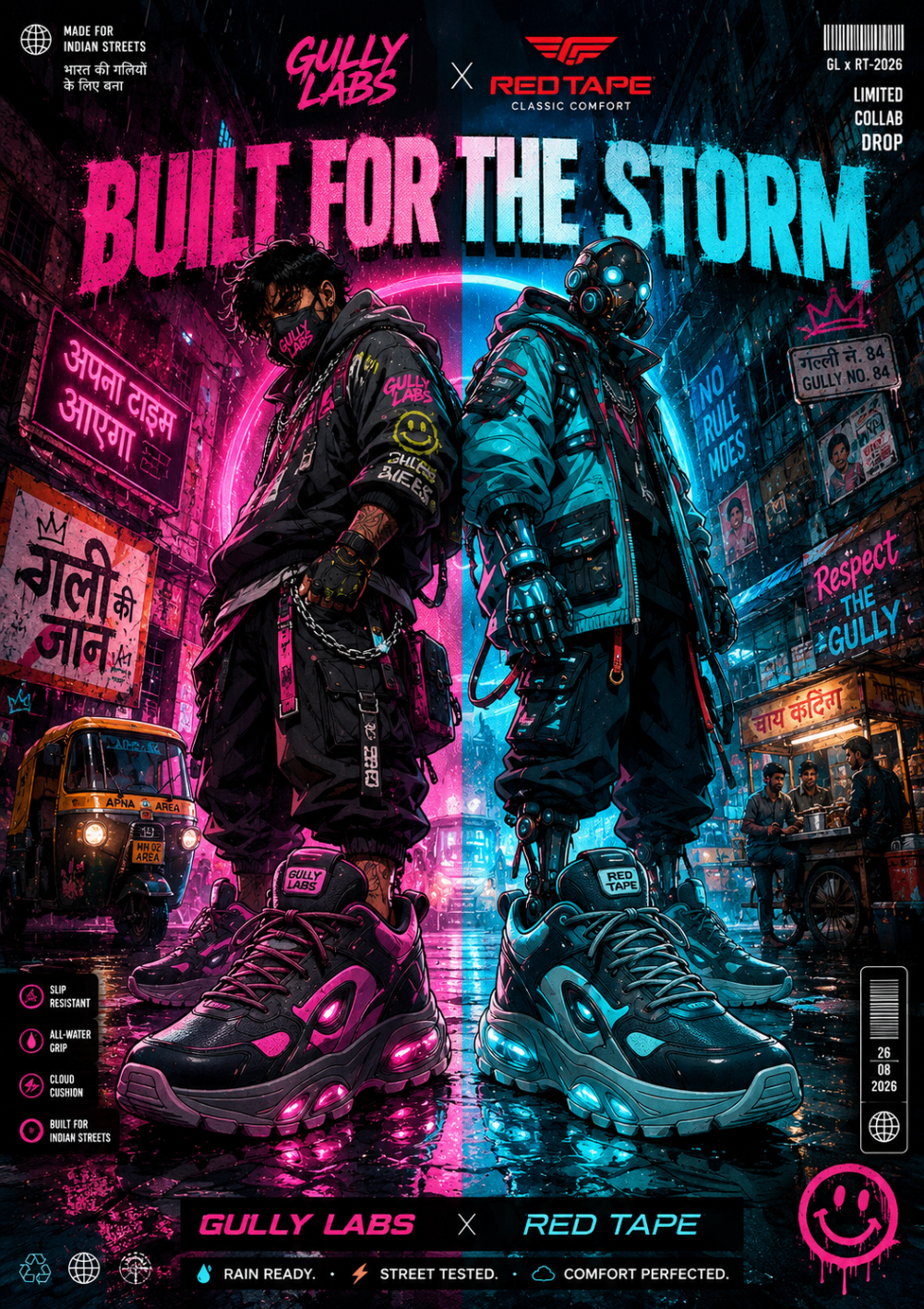 Gully Labs × Red Tape — Built for the Storm